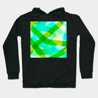 Bright green and blue Hoodie